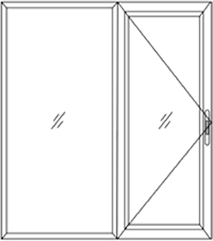 Casement Door & Fixed Panel