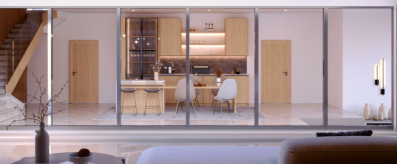 Aluminium sliding doors