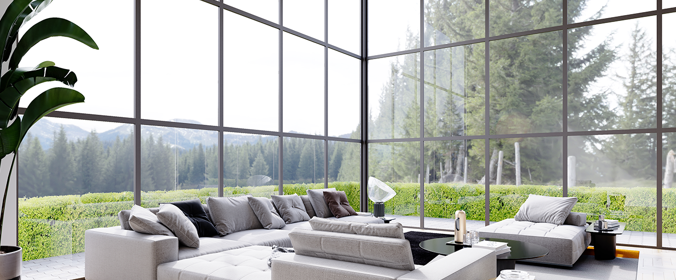 Aluminium window design for home